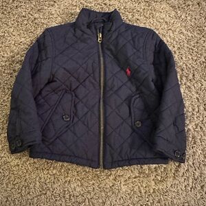 Polo by Ralph Lauren Navy Quilted Puffer Jacket